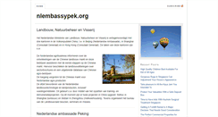 Desktop Screenshot of nlembassypek.org